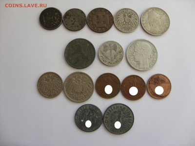 15 монет Европы 1895-1957 с 1 рубля. - Аук 15 монет - 2-1