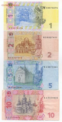 Боны Украины - Украина-1-2-5-10-гривны_архитектура