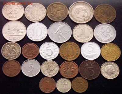 50 разных зарубежных монет не позднее 1966г; до 02.12_22.10м - 4