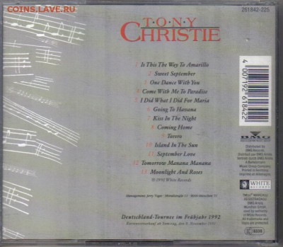 CD Tony Christie Welcome To My Music до 4.12 22.00мск - CD Tony Christie Welcome To My Music-4
