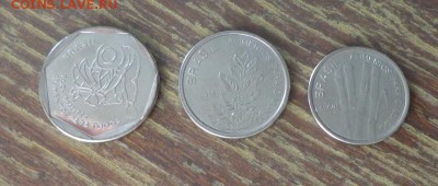 БРАЗИЛИЯ - три монеты ФАО до 9.12, 22.00 - Бразилия набор 25 с, 5 к, 1 к_1