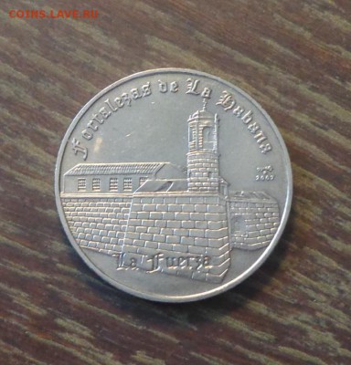 КУБА - ЛЯ ФУЭРЦА до 9.12, 22.00 - Куба - 1 песо Крепость