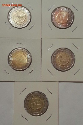 2 ЕВРО Серия Эконом. валют. союз. 9 монет. до 05.12 22.00 - 5