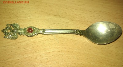 чайная ложка с орлом и камнем на опознание - 1