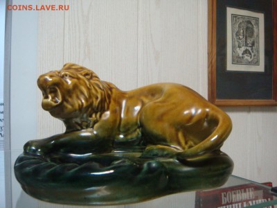 Пепельница Лев,Куйбышевский з-д Стройкерамика - DSC05481.JPG