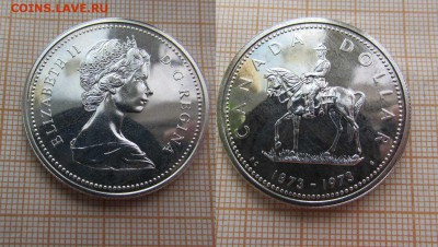 Канада 1 доллар 1973 года Штемпельный блеск, Серебро - 1