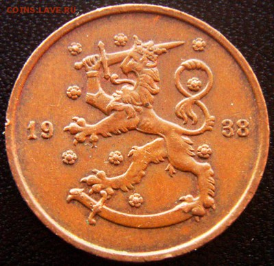 Финляндия_10 пенни 1938; до 04.12_22.23мск - 12832