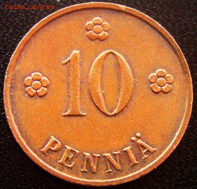 Финляндия_10 пенни 1938; до 04.12_22.23мск - 12833