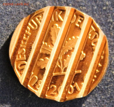 С 1 руб. ГЕРМАНИЯ 2 пфеннига 2001г."А" ГАШЕНАЯ! до 10.12 - IMG_3785.JPG