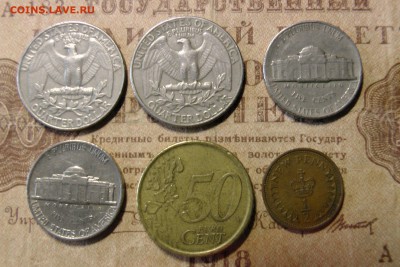 набор иностранных монет 1. до 09.12.16 - 2