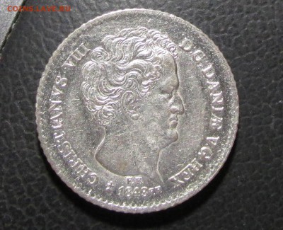  2½ Schilling Courant - Christian VIII - дания
