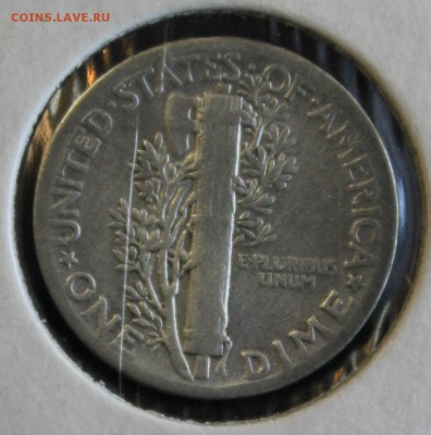 С 1 руб. USA ONE DIME 1939г. МЕРКУРИ до 10.12 в 22-00 - IMG_3865.JPG