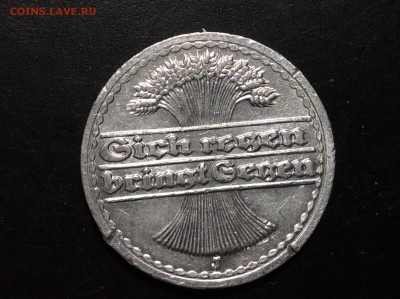 Веймарская респ. 50 пфеннигов 1921г J - image