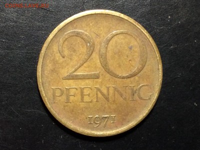 ГДР 20 пф 1971 г - image