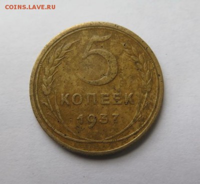 5 копеек 1937 года до 6-12-2016 - 1