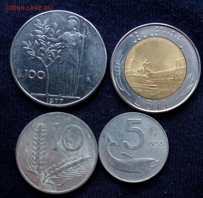 4 монеты Италии,до 6.12. - IoF3lAe-jKU