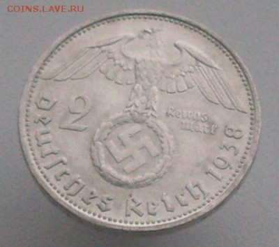 III рейх, 2 марки 1938(B). До 08.12.2016 г. в 22-00 МСК - SDC10520.JPG