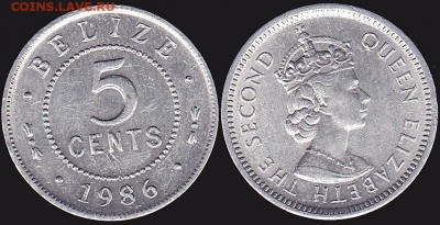 лот № 1, =30 р. - 5 центов 1986 г.