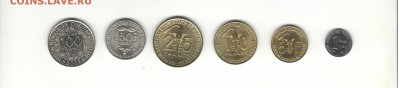 Западная Африка 1,5,10,25,50,100 франков UNC до 11.12.16 - африка 002