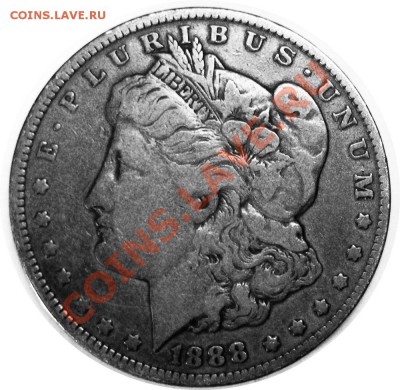 N38 Morgan Dollar 1888O VF С РУБЛЯ! до 13.01 в 22°° - N38 Morgan Dollar 1988o VF_1