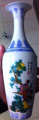 Китайские вазы, пара (вес 260гр 2шт и высота 26см) - IMG_7395.JPG