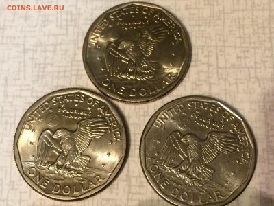1$ США-Сьюзен Энтони 3шт.1979,1980,1981г. до 08.12.16г. - IMG_0503[1].JPG