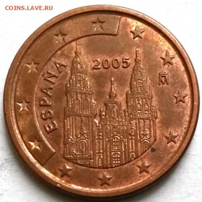 Испания. 5 евроцентов 2005.  Окон 11.12.16 в 23.00мск - 1