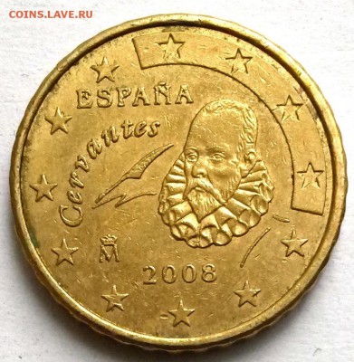 Испания. 10 евроцентов 2008.  Окон 11.12.16 в 23.00мск - 2