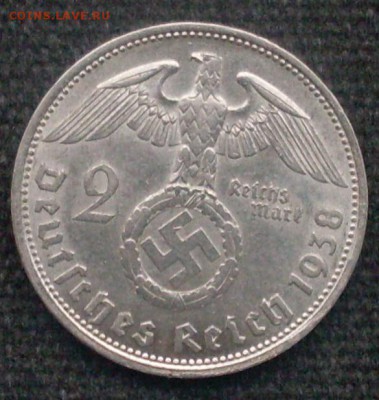 III рейх, 2 марки 1938(B). До 08.12.2016 г. в 22-00 МСК - SDC10571.JPG