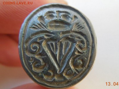 Перстень печатный псевдогеральдика нач 18вв. - RSCN4827.JPG