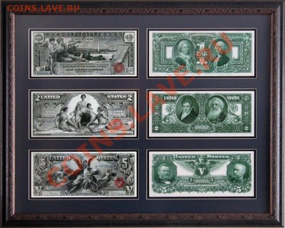США Large Size <60 бон> 1864 год UNC пресс - edunotes2