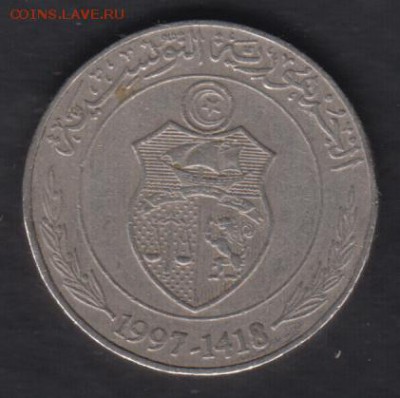 2 динара 1990 ФАО до 8.12.2016 21-00 - Тунис р