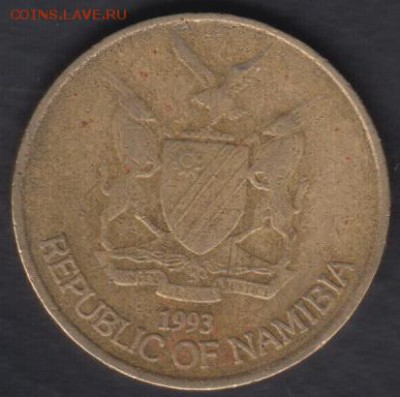 Намибия 5 долларов 1993 до 8.12.2016 21-00 - Намибия р