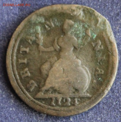 С 1 руб. БРИТАНИЯ фартинг 1724г. ГЕОРГ- I  до 10.12 в 22-00 - IMG_4000.JPG