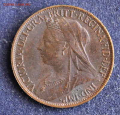 С 1 руб. БРИТАНИЯ фартинг 1901г.ВИКТОРИЯ В ВУАЛЕ до 10.12 - IMG_4013.JPG