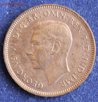 С 1 руб. БРИТАНИЯ фартинг 1944г. ГЕОГРГ-VI до 10.12 в 22-00 - IMG_4017.JPG