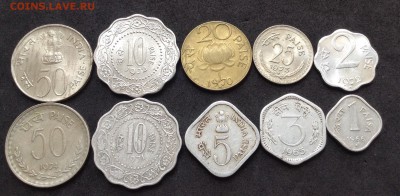 Индия 13 монет, до 11.12.16г - image