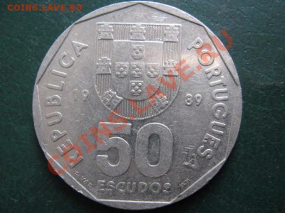 31.1.Португалия 50 эскудо 1989-35р - IMG_4728