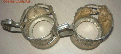 Женщина и спутник Советский алюминиевый подстаканник. Оценка - 200.JPG