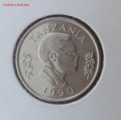 Президент - Танзания 50 сенти 1990 20161208_150331
