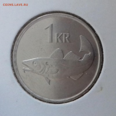 Треска - ИСЛАНДИЯ 1 крона 1999 20161208_160848