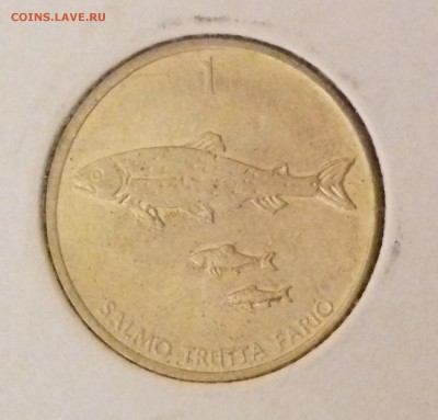 Форели ручьевые - СЛОВЕНИЯ 1 толар 1998 20161208_174934