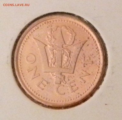 Трезубец - БАРБАДОС 1 цент 2005 20161208_175822