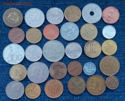 Иностранные монеты 30 штук,до 11.12. - U7Q2OTacRIY