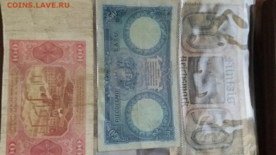 коллекция разных купюр на оценку - qTB-myF295s