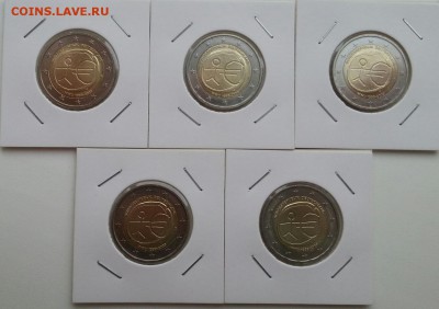 2 ЕВРО 2009 ЭВС. 5 дворов. Германия. UNC до 10.12 в 22.00 - 2е