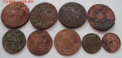 Лот из 15 уставших медных монет Империи 1731-1915гг. - DSC00802.JPG