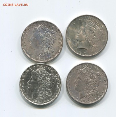 Серебро США в ассортименте и количестве - длолл4