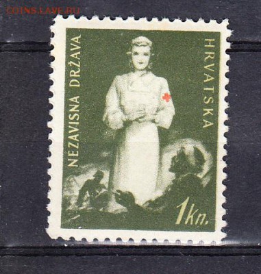 Хорватия 1942г 1м медсестра - 138