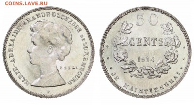 Люксембург. 50 сантимов 1914 ESSAI - 00000140667.JPG